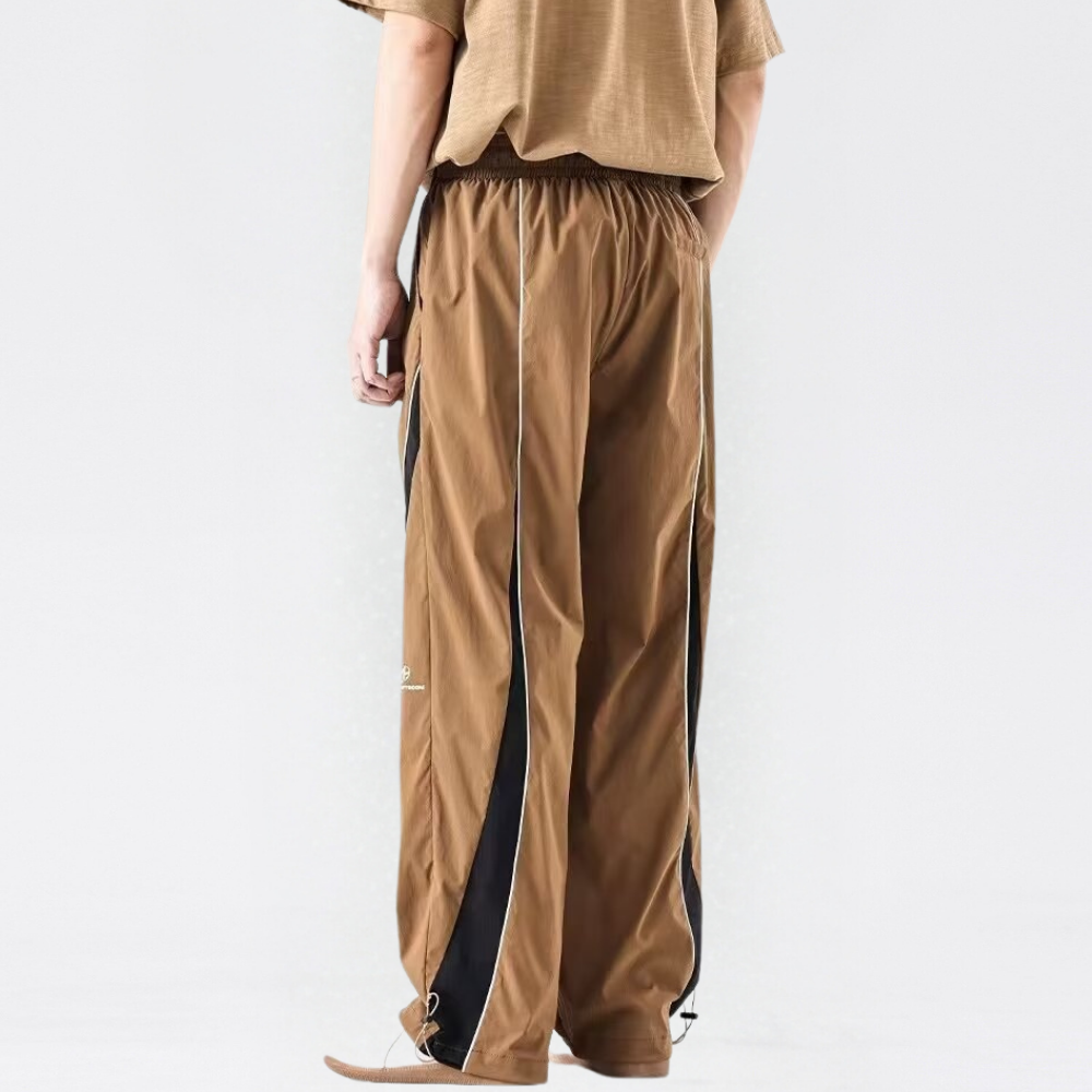 Retro Wide-Leg Quick-Drying Sweatpants