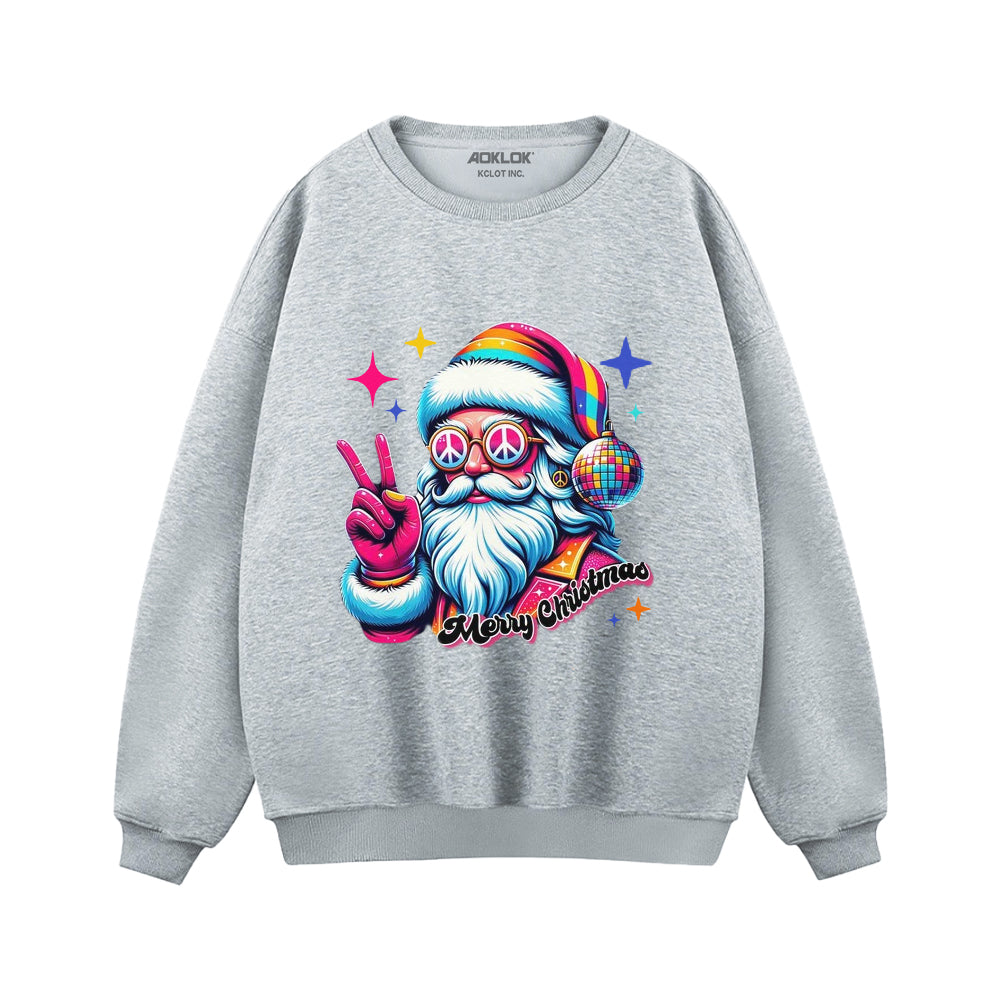 Cute Disco Santa Sweatshirt
