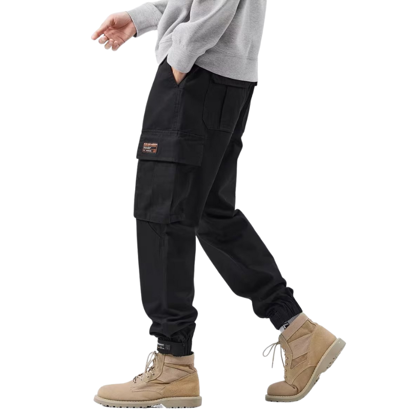 American Loose Strap Feet Harlan Multi-pocket Cargo Pants