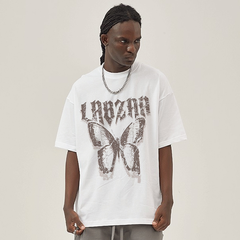 High Street Butterfly Letter T-shirt