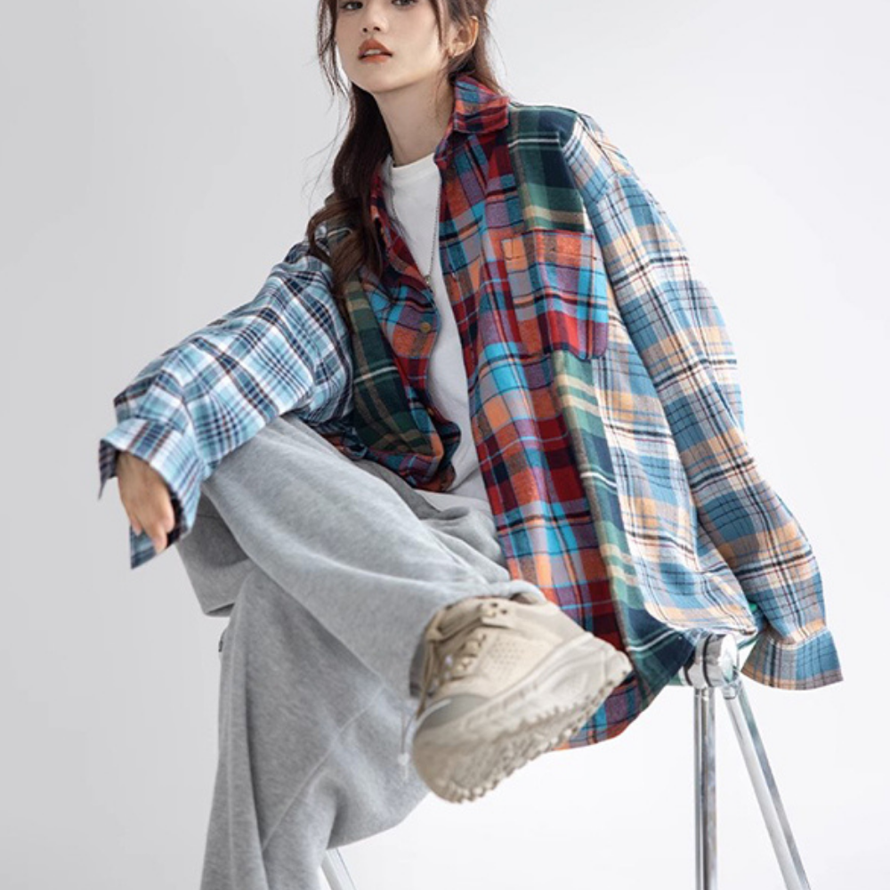 American Patchwork Mosaic Shirt