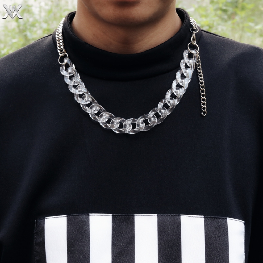 Street Panel Cuban Chain Necklace