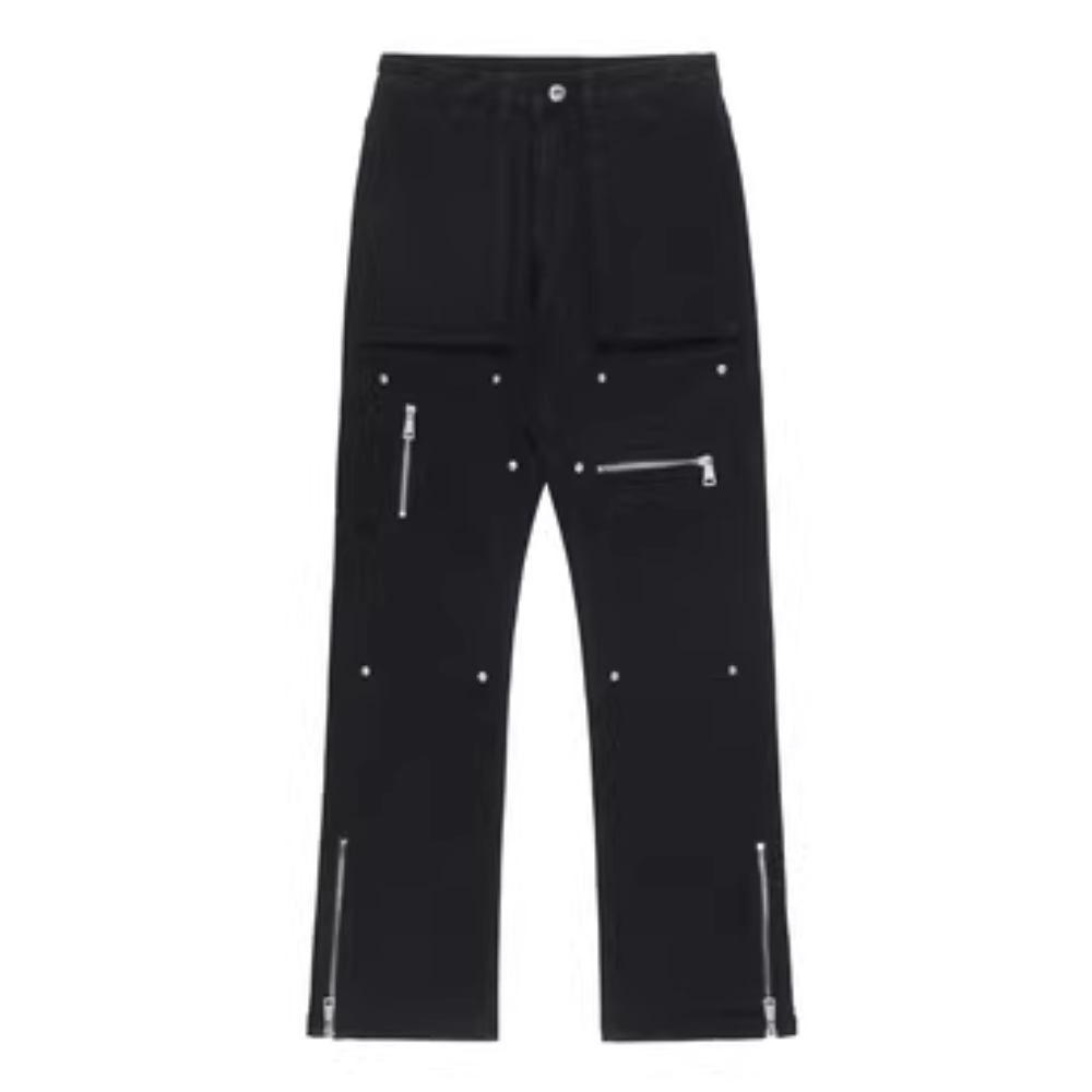 American Multi-Pocket Stud Jeans