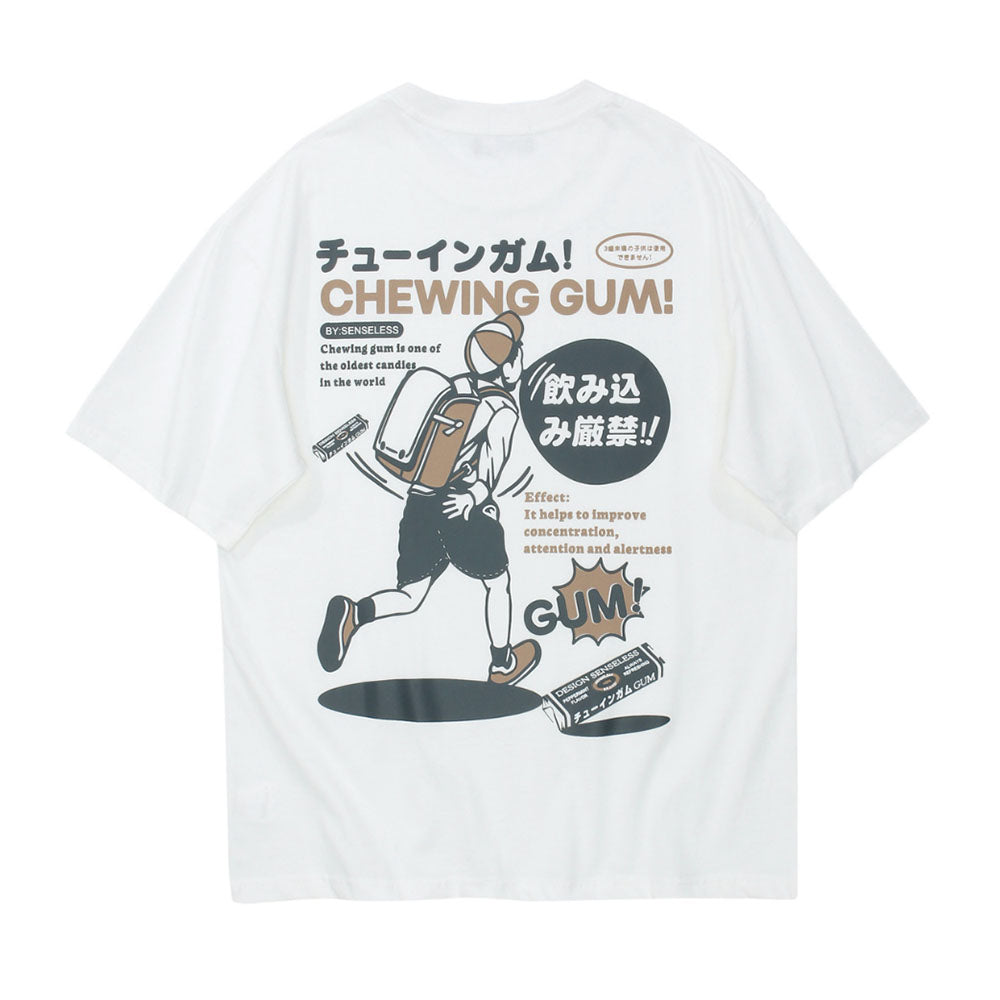 Japanese Retro Manga Print T-Shirt