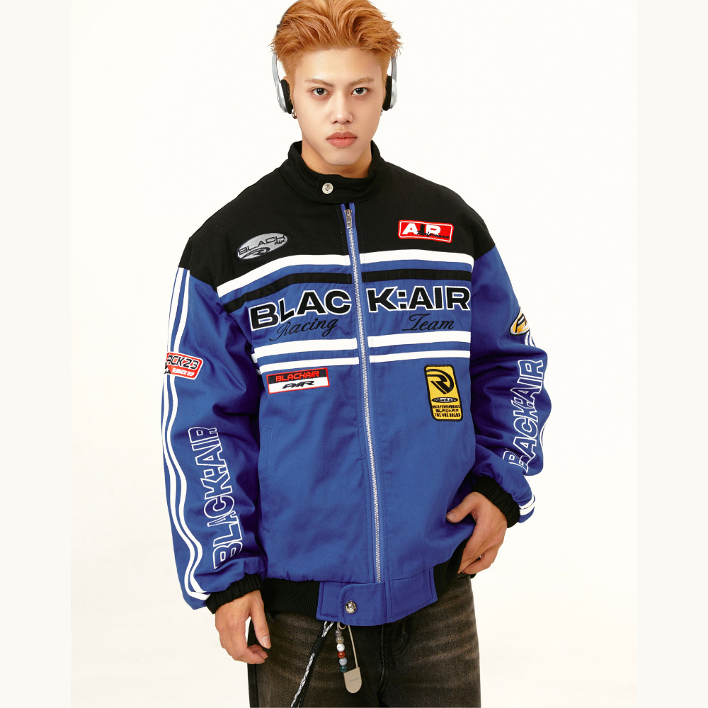Motorcycle Style high street stand-up Jacket