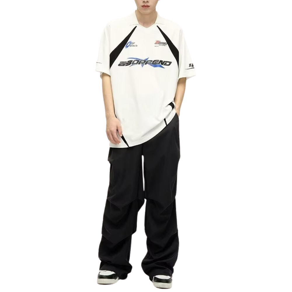 High Street Panel Racing Print T-Shirt