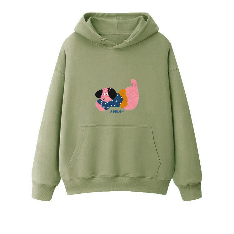 AG Embroidery Pink Ass Dog Hoodie