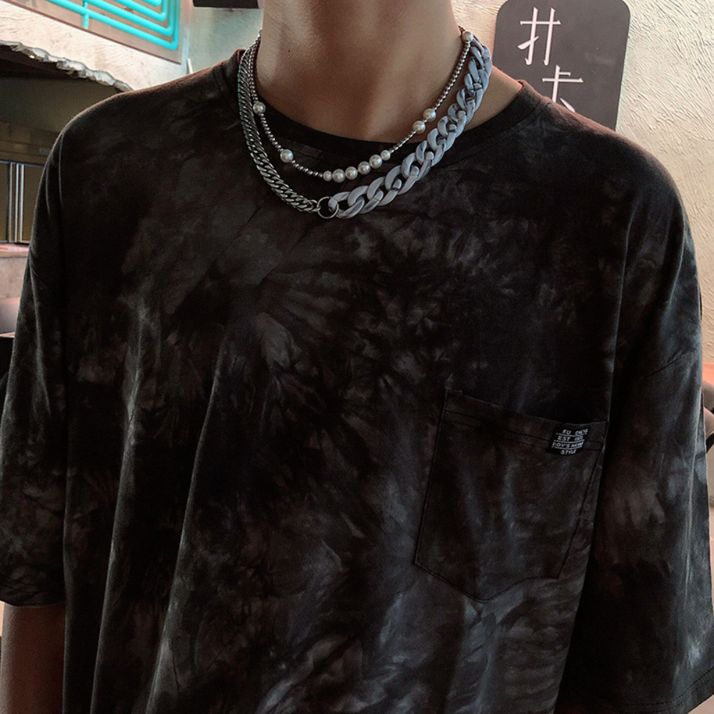 Street Panel Cuban Chain Necklace