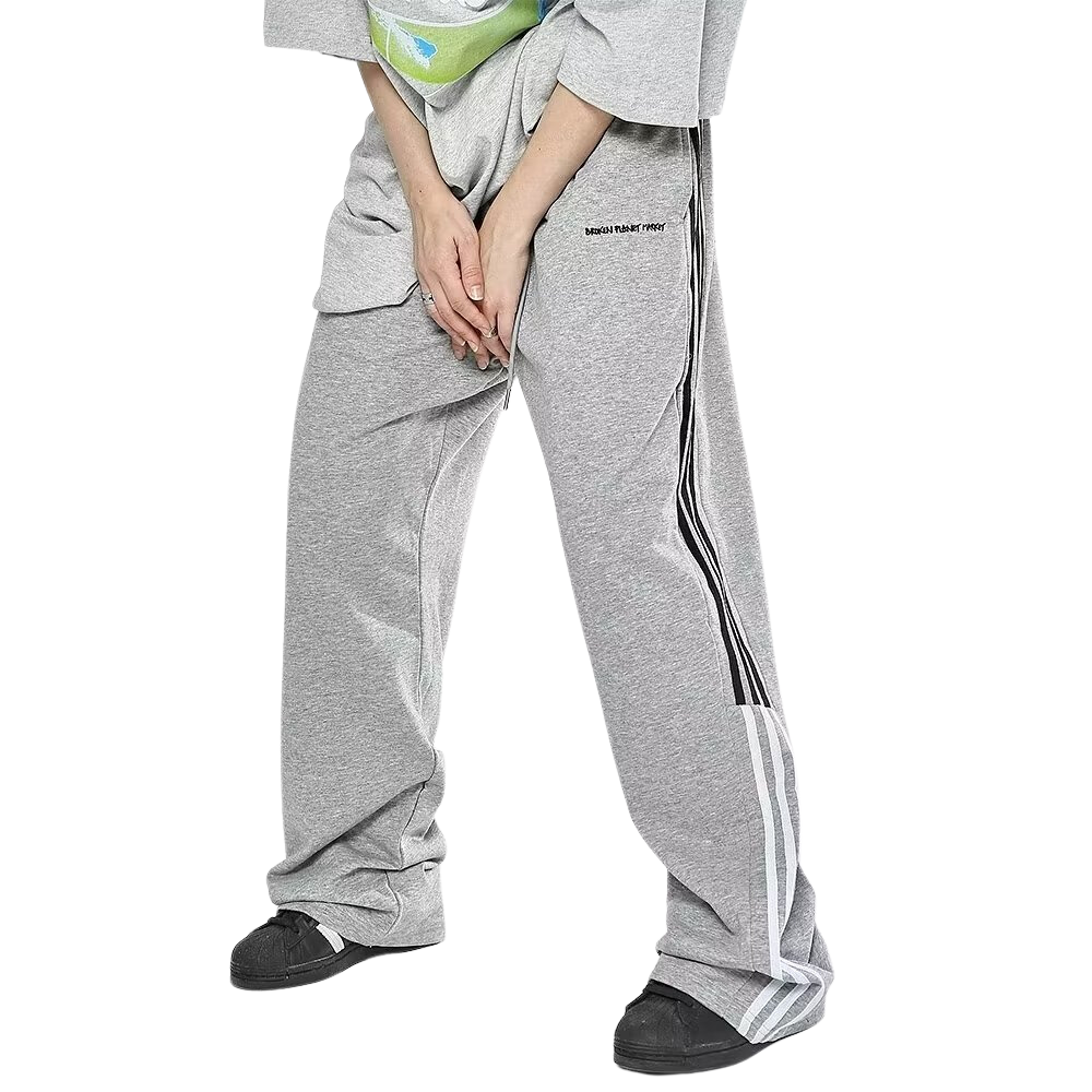 American Style Contrast Stripe Sweatpants