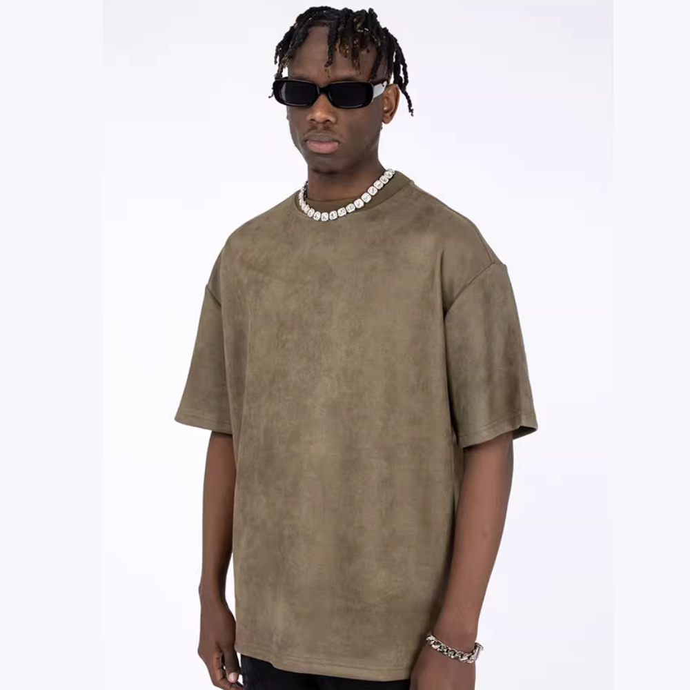 Solid Suede T-shirt