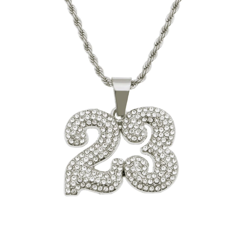 Street 23 Number Necklace