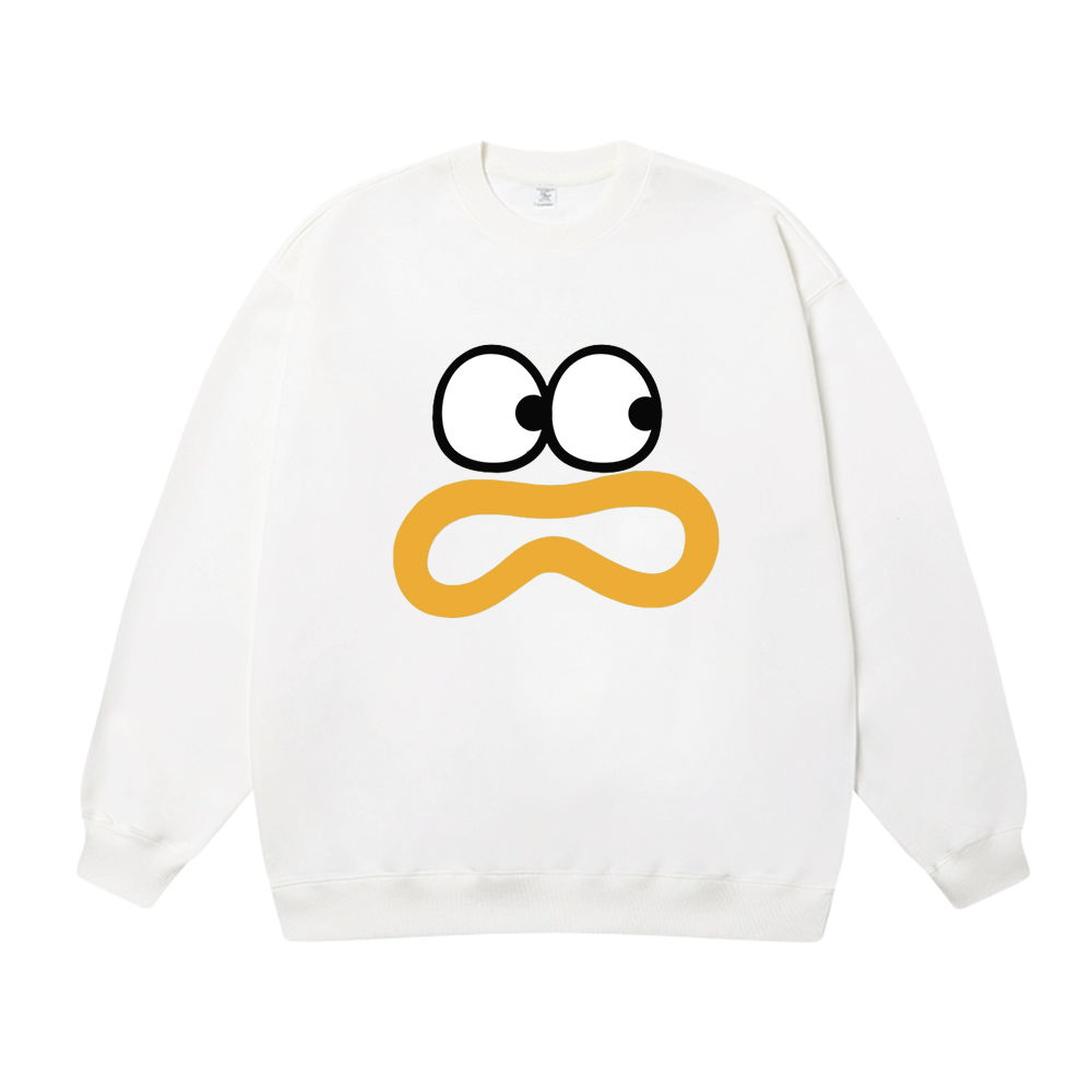 Cute Surprised Expression Sweatshirt