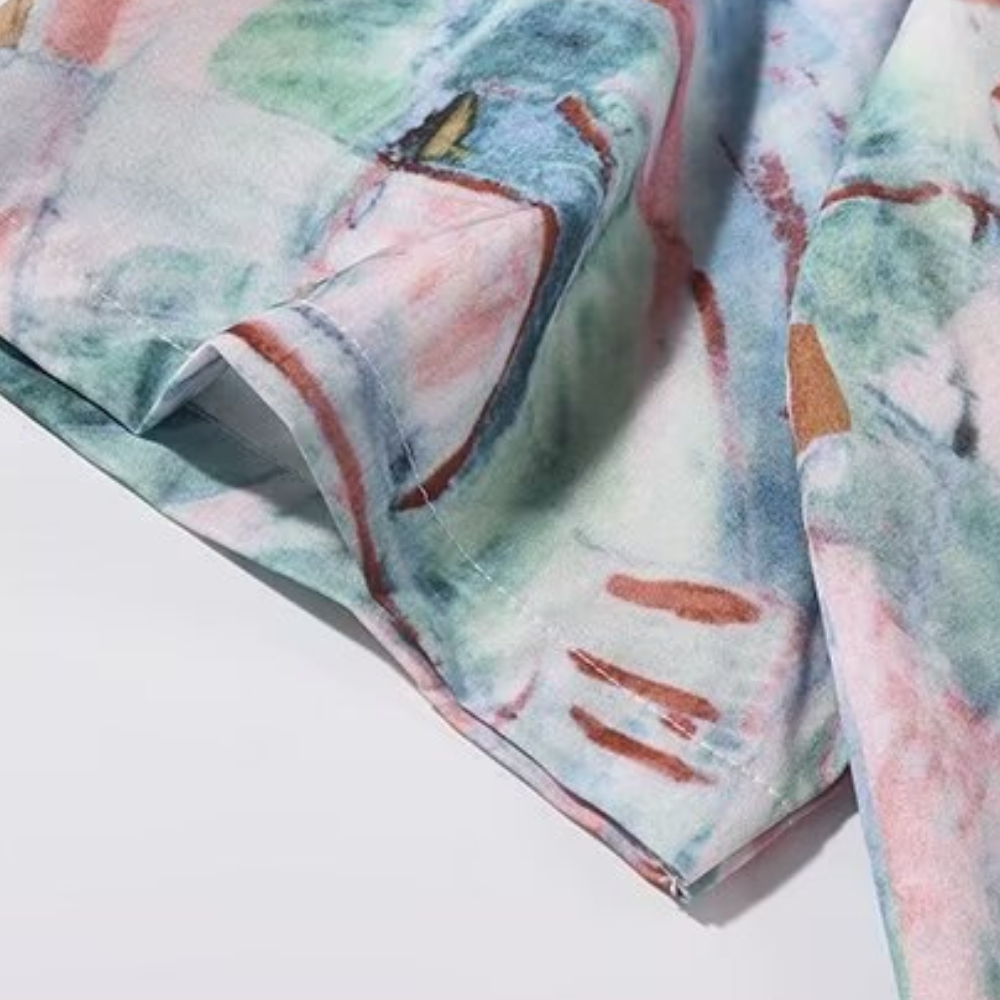American Abstract Resort Shirt