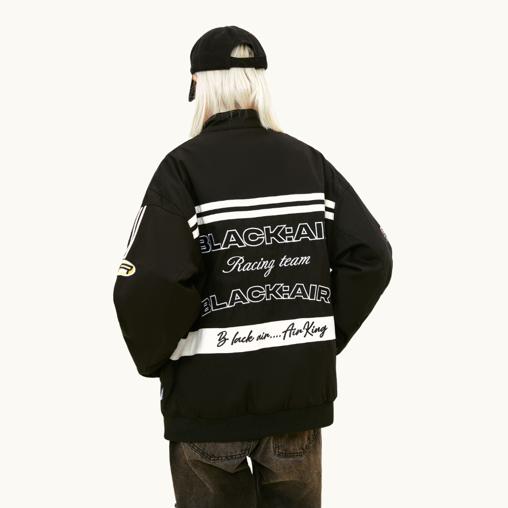 Motorcycle Style high street stand-up Jacket