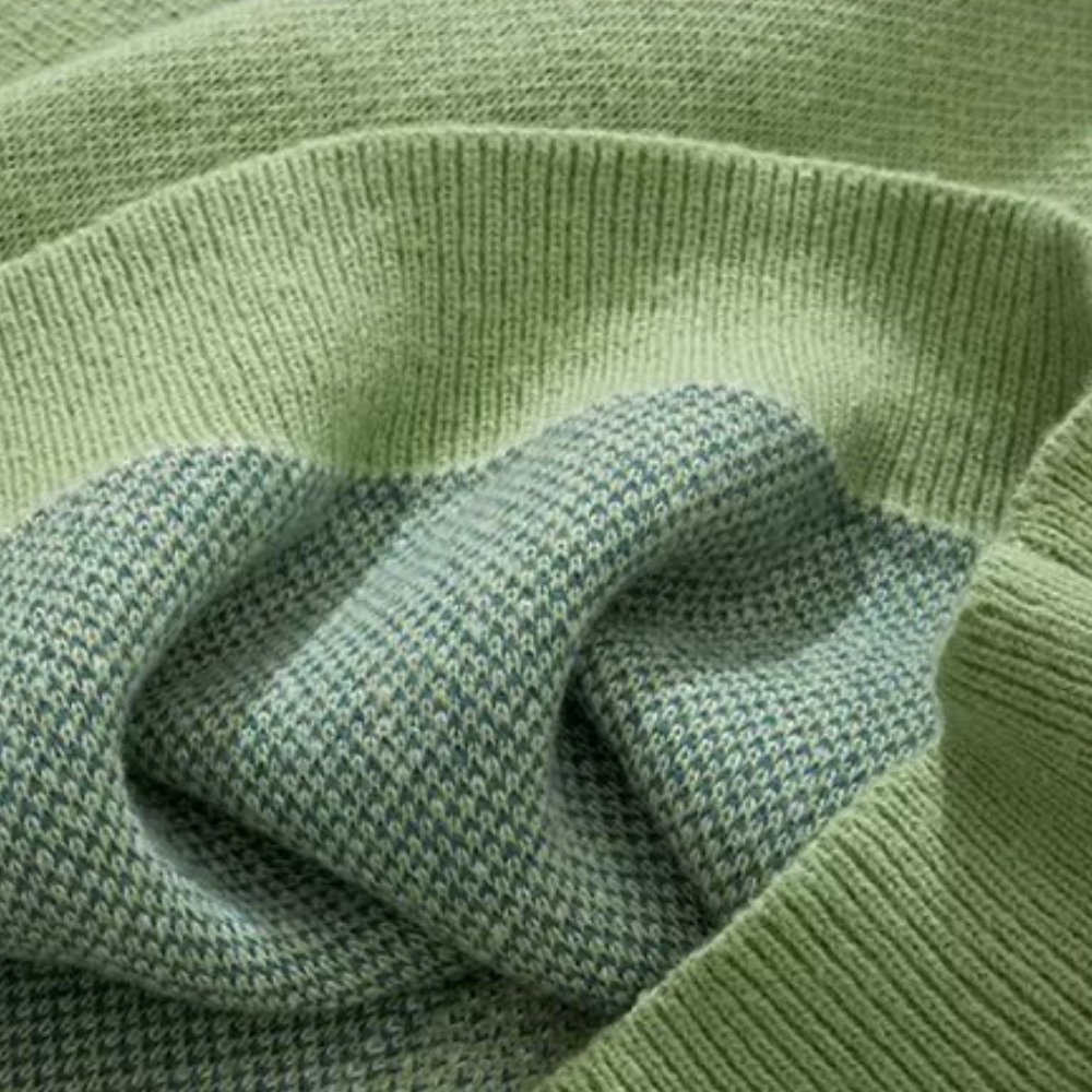 Hip Hop Cross Flocked Knitted Cardigan