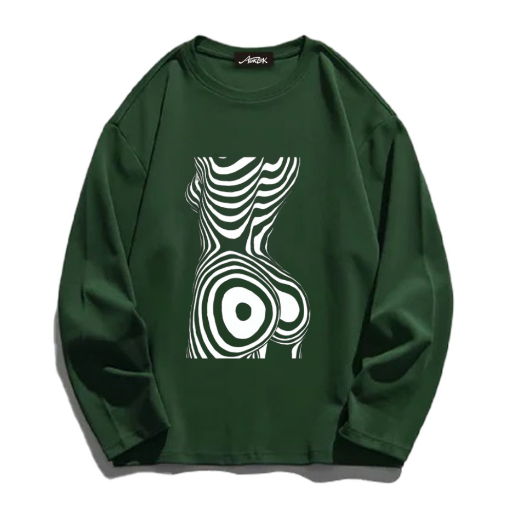 Sexy Portrait Baby Long Sleeve Shirt