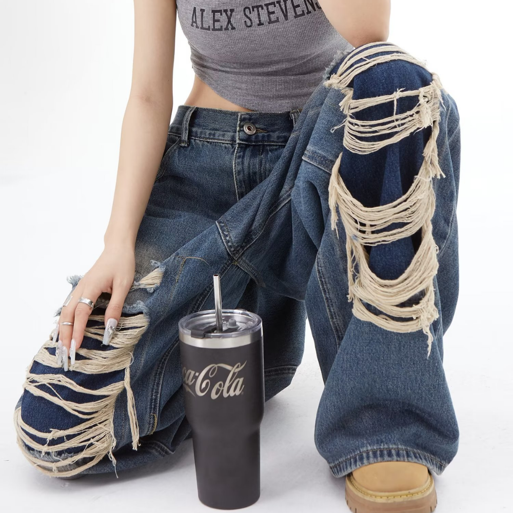 Women's High Street Straight Jeans