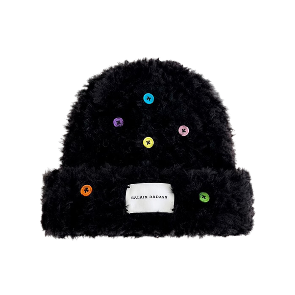 Colorful Button Hat