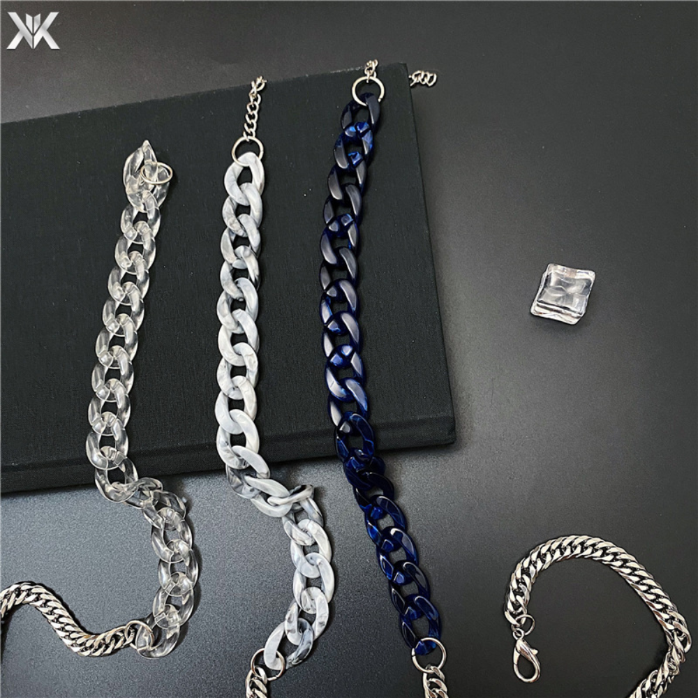Street Panel Cuban Chain Necklace