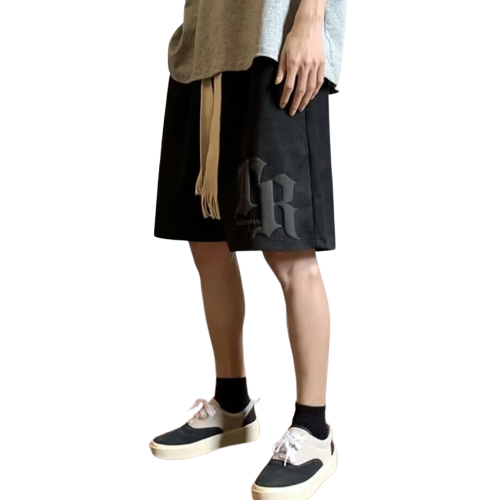 American Foam Alphabet Suede Shorts