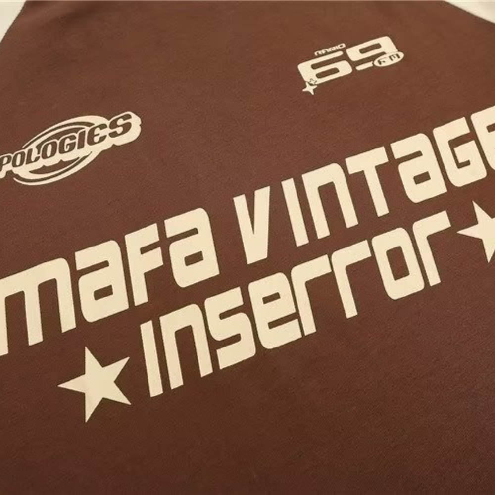 Retro All-match Color Contrast T-shirt