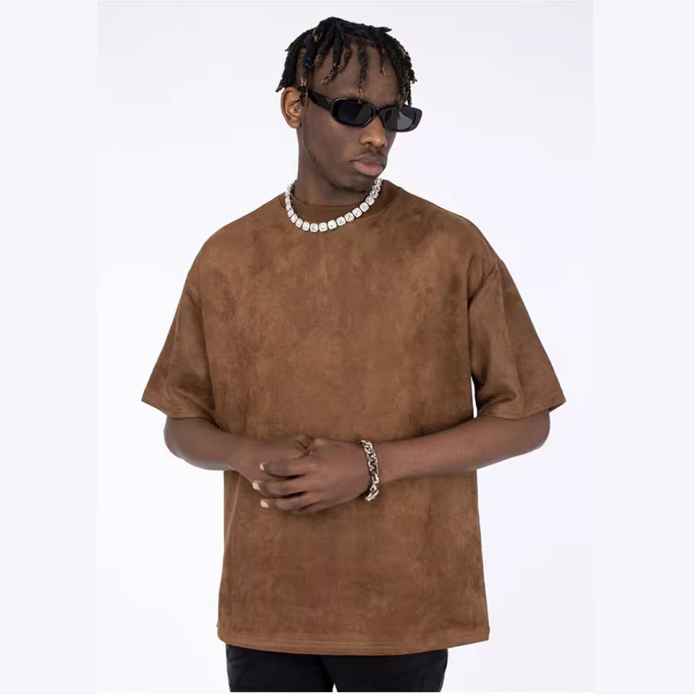 Solid Suede T-shirt
