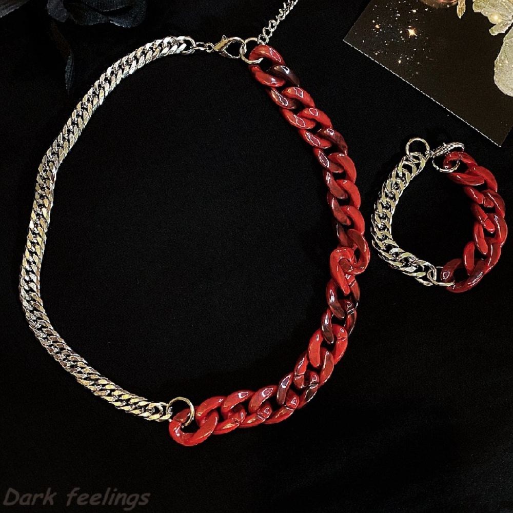 Street Panel Cuban Chain Necklace