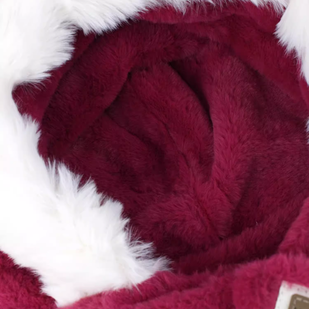 Cute Contrasting Color Bear Scarf