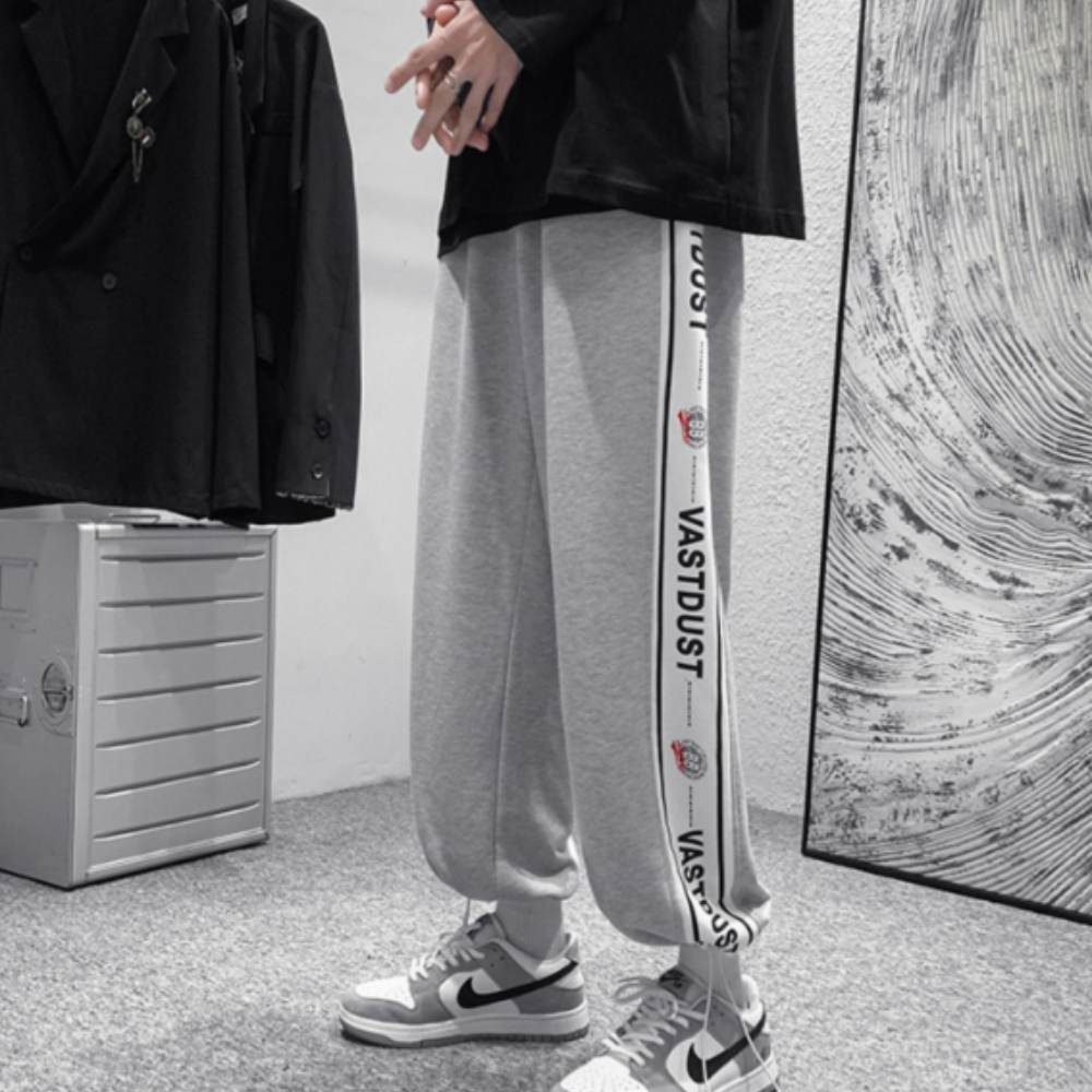 High Street Alphabet Print Sweatpants