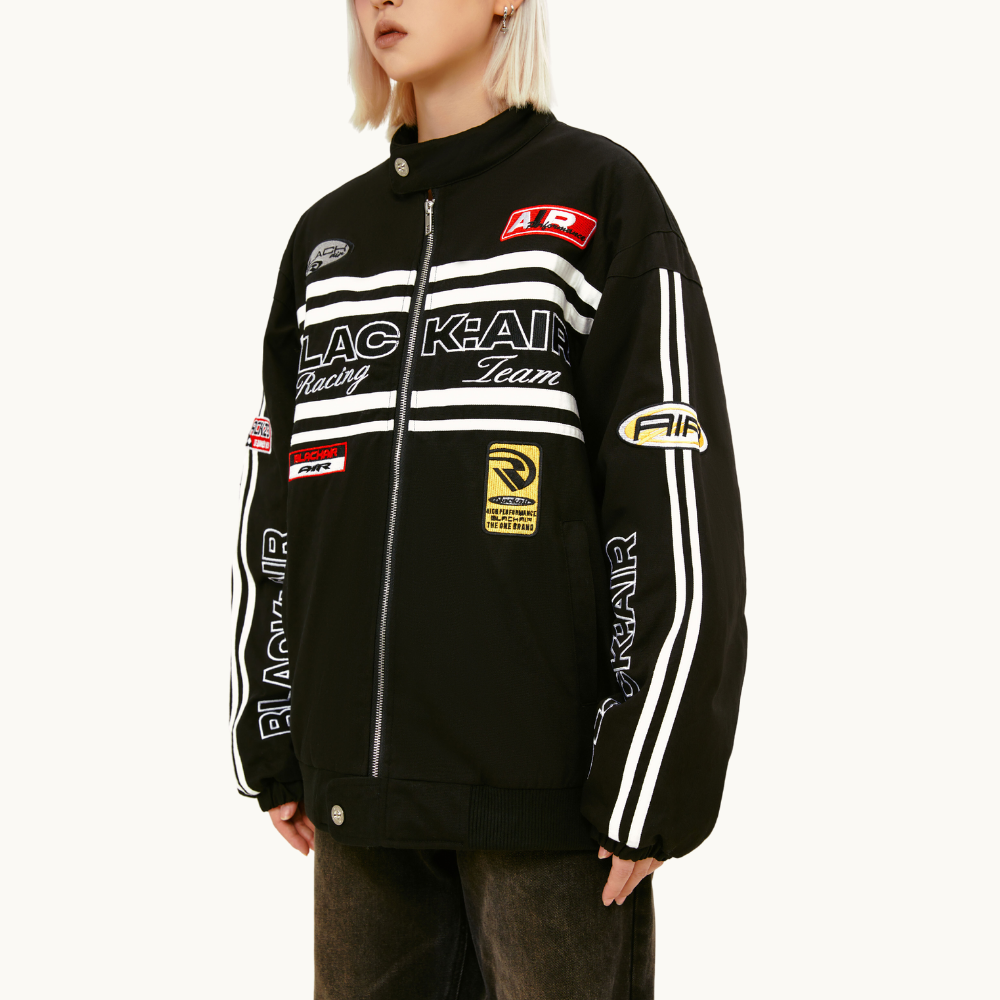 Motorcycle Style high street stand-up Jacket