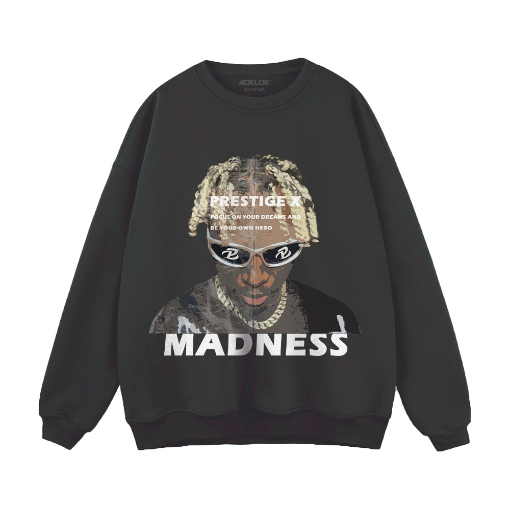 PM | American Crazy Rock Print Sweatshirt