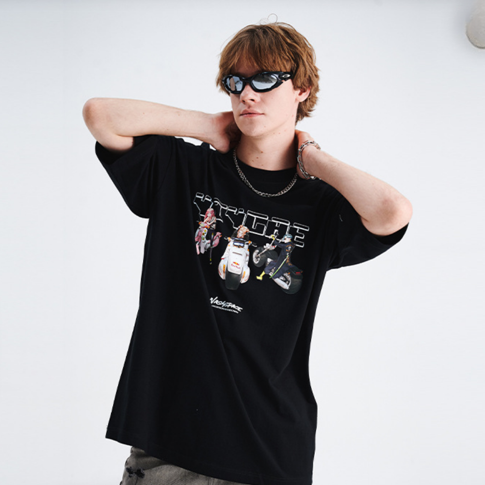 Japanese Motorcycle Boy T-shirt