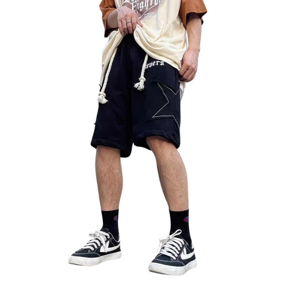 Urban Star Patchwork Sports Shorts