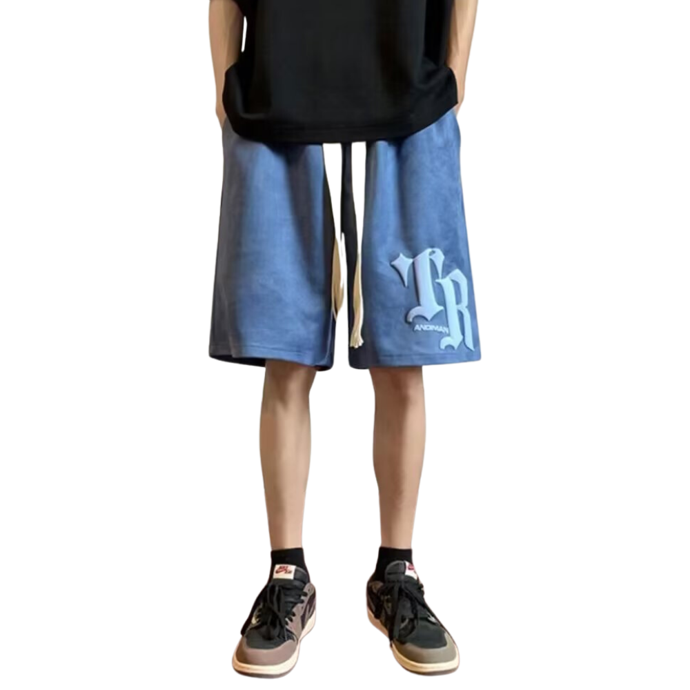 American Foam Alphabet Suede Shorts