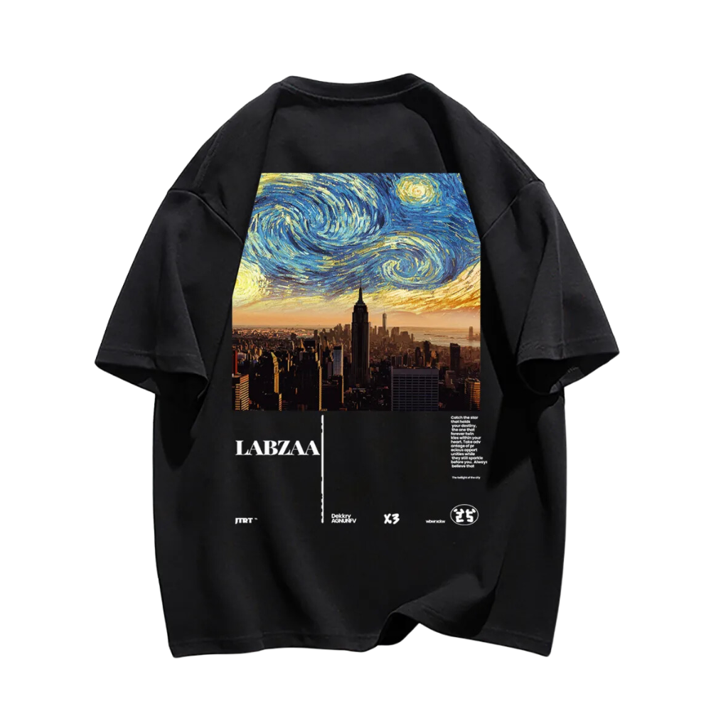 Modern Van Gogh Starry Sky T-Shirt