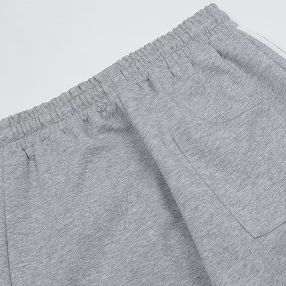 Alphabet Jacquard Pentagram Drawstring Sweatpants