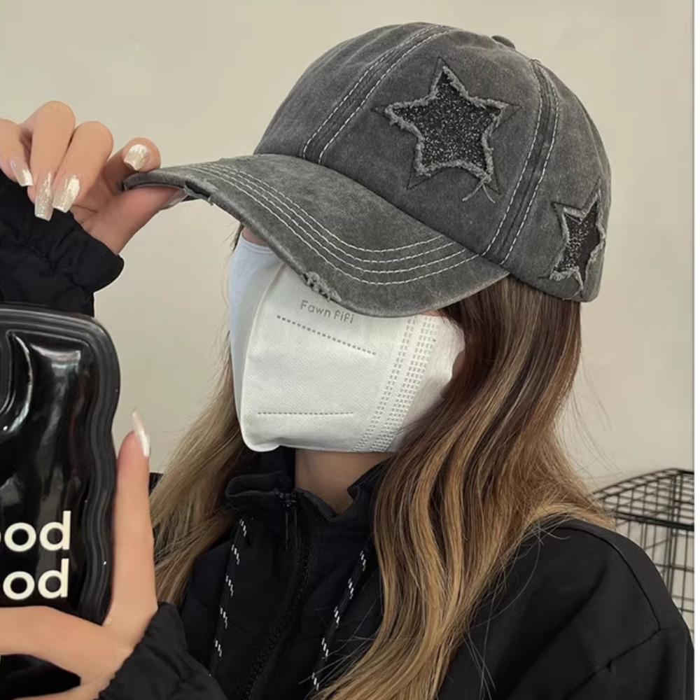 Retro Star Washed Hat