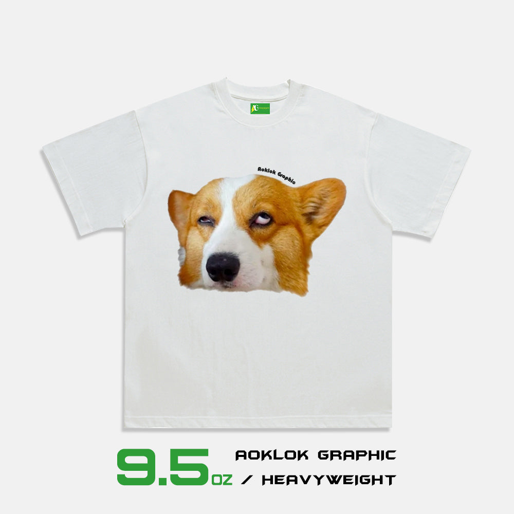 AG®Cute Weird Expression Corgi T-Shirt