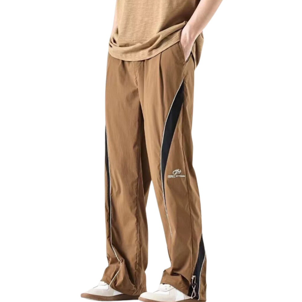 Retro Wide-Leg Quick-Drying Sweatpants