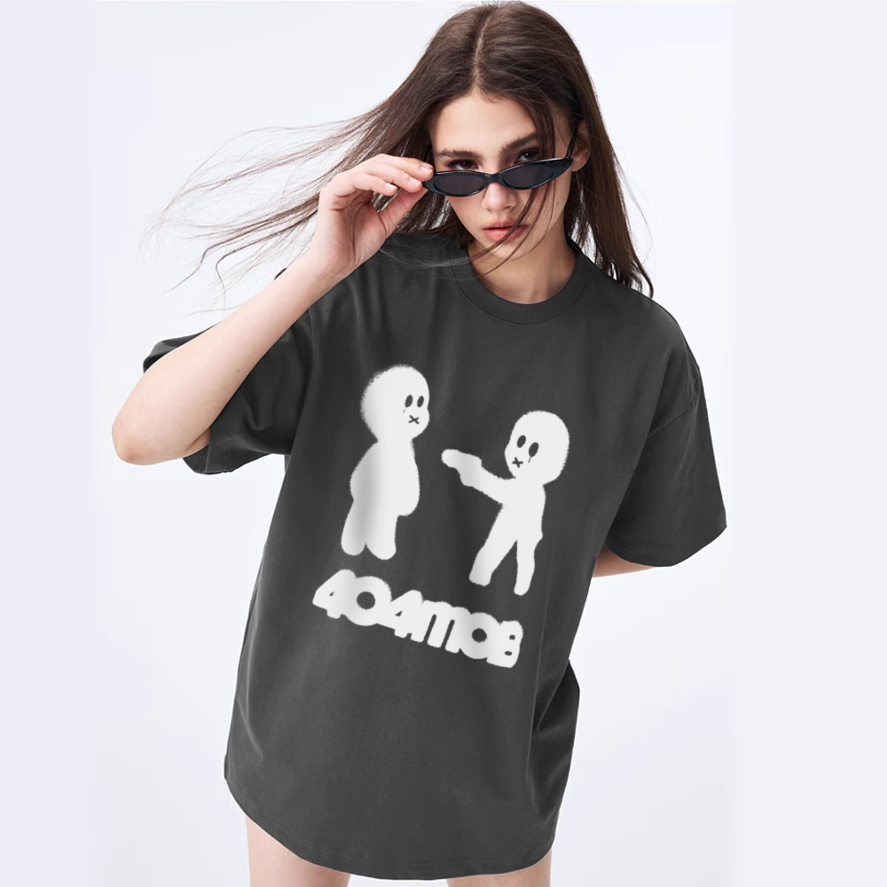 Street Fun Graphic Cotton T-shirt