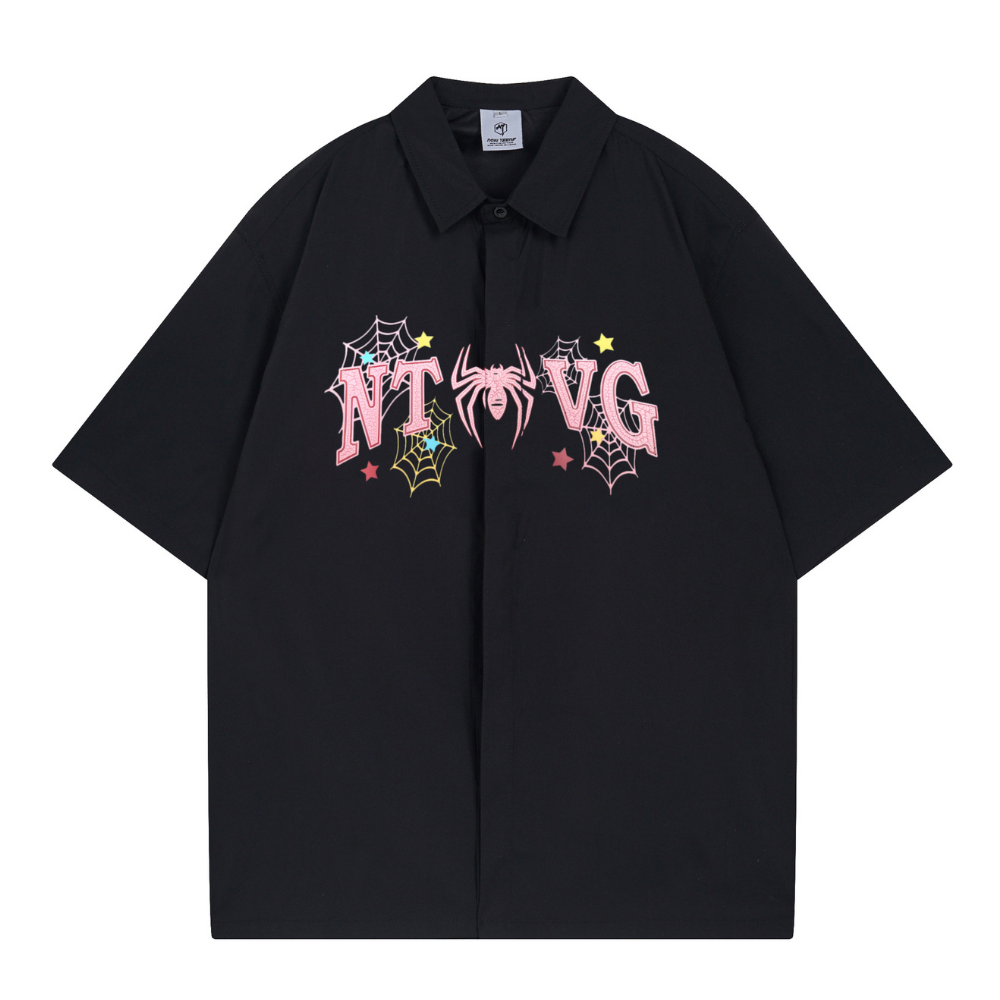 Spider Foam Letter Shirt