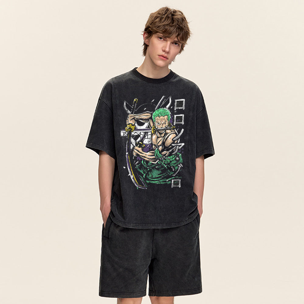 AG® Animation Three Blades Washed T-Shirt