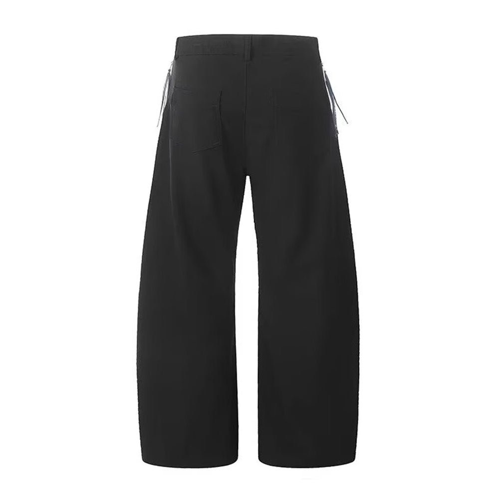 Cutline Contrast Panel Pants