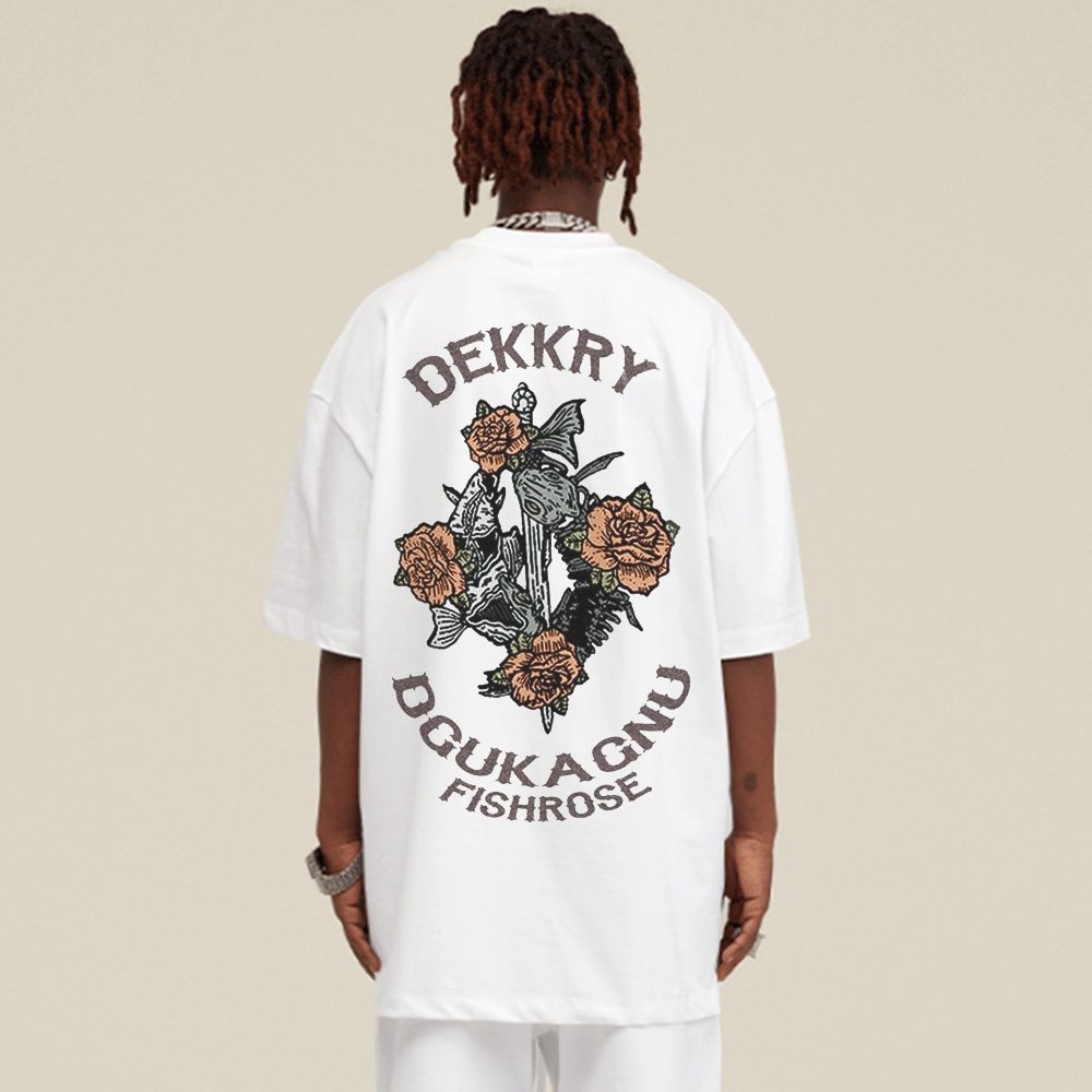 Vintage Flower Graphic T-Shirt