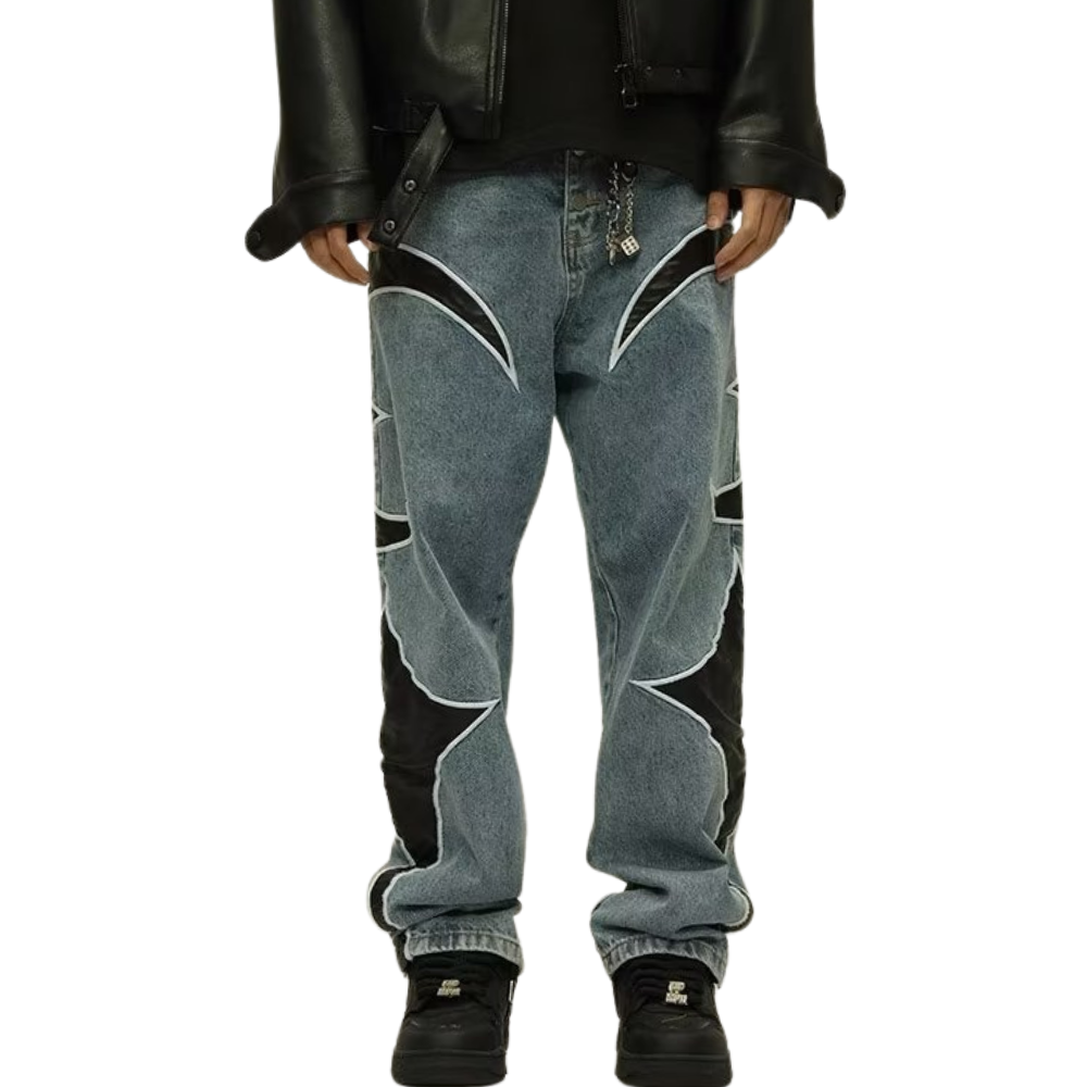 🔥American Hip Hop Street Versatile Printed Jeans