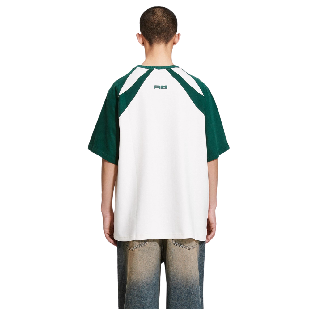 American Thin A Letter Printed Raglan T-shirt