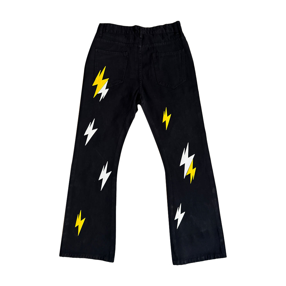 6Kull High Street Y&W Lightning Jeans