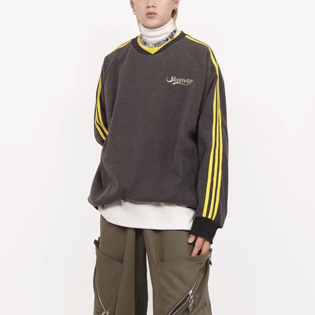 High Street Embroidered Raglan Sweatshirt