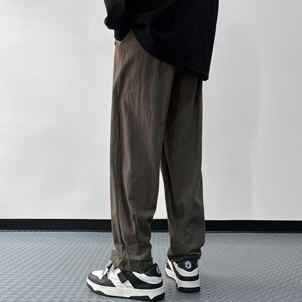 Japanese Solid Color Loose Sweatpants