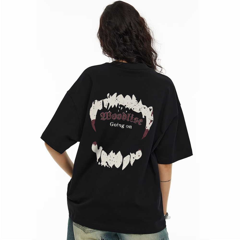 American Retro Gothic Alphabet T-Shirt